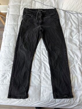 Slim Straight Black Men's Jeans